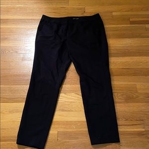 Black Capri work pants